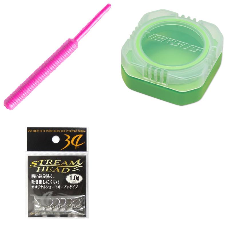 ナチュラム ガルプ!ソルトウォーター ベビーサーディン+VS-L415+ストリームヘッド(お得な3点セット) 1455603