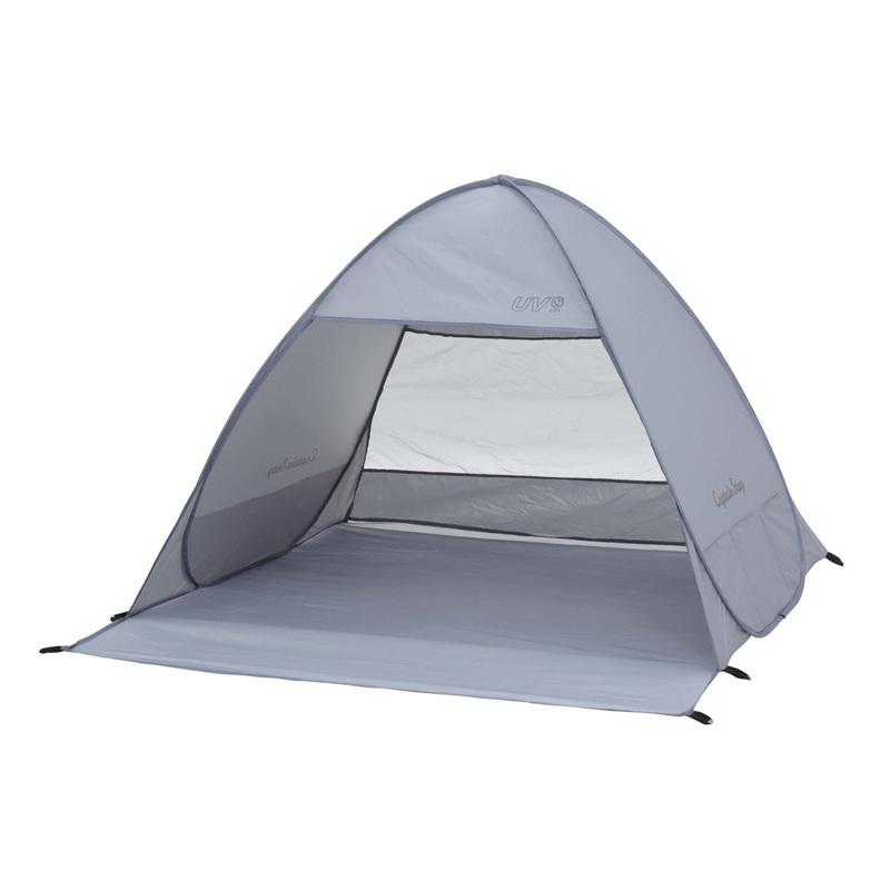 キャプテンスタッグ(CAPTAIN STAG) 【2個セット】シャルマン ポップアップテントデュオUV アイスグレー UA-76