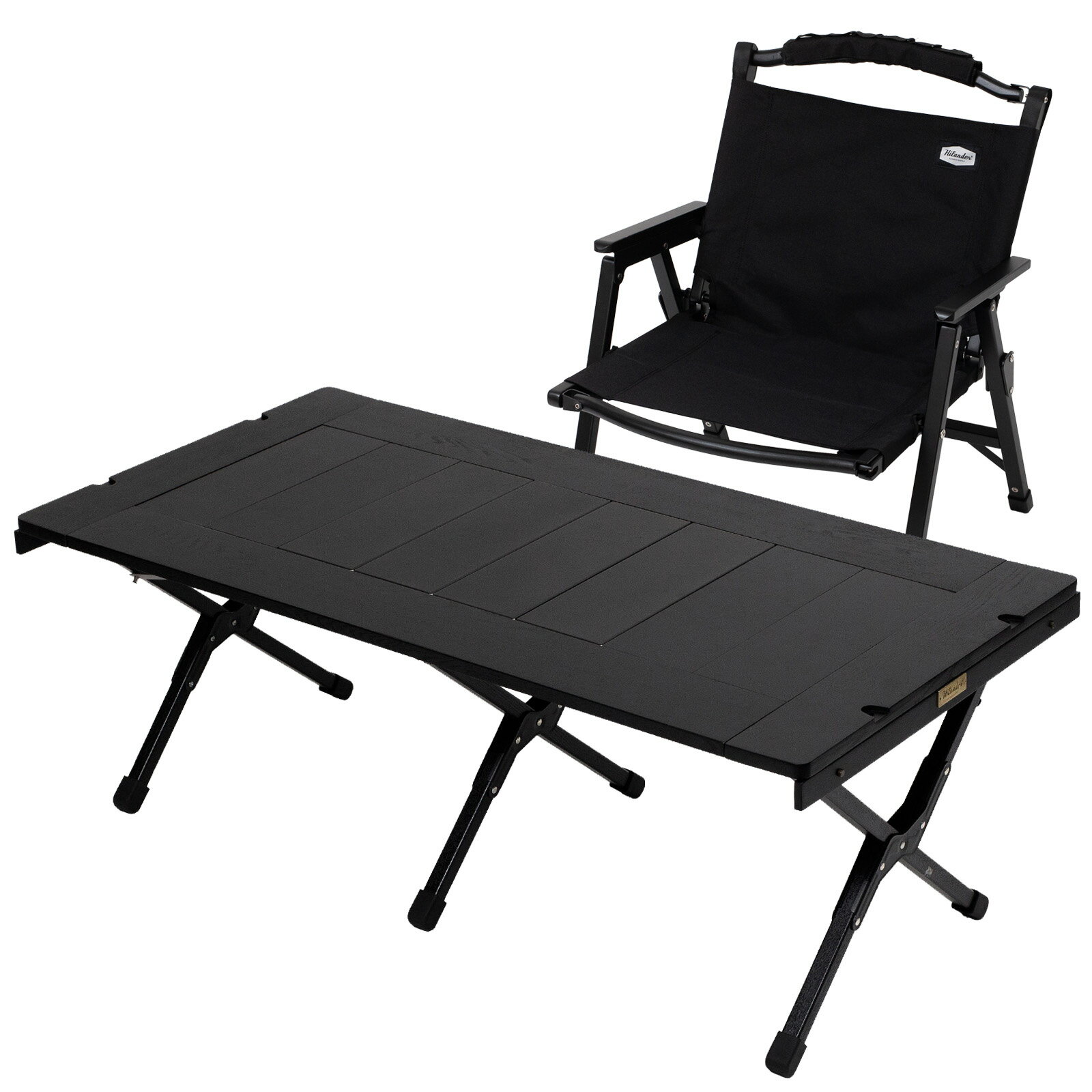 Hilander(ハイランダー) 【お得なセット】CHEF TABLE(シェフテーブル)LIGHT 120+ウッドフレームチェアEX HCJ-020+HCJ-0...