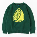KAVU(カブー) キッズレモンニット L グリーン 19821921058007