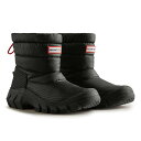 HUNTER (ハンター) INTREPID SHORT SNOW BOOT(イントレピッド ショートスノーブーツ) 3/22cm BLACK WFS2108W...