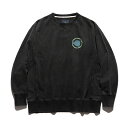 ロアーク リバイバル(ROARK REVIVAL) 「SURF CULT」 CREW SWEAT M BLACK RSWJ1071