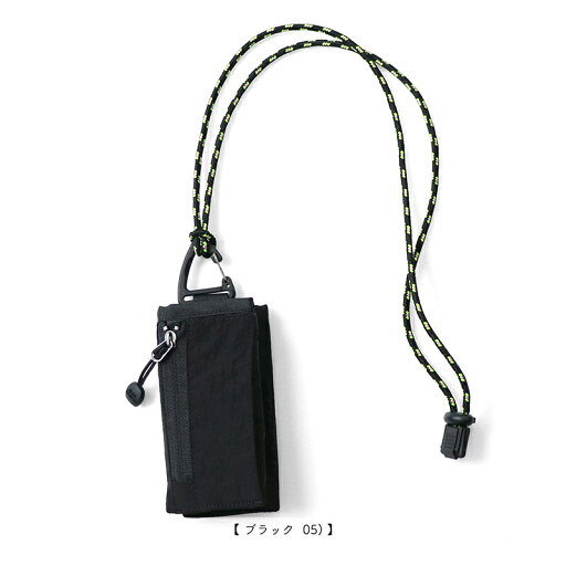 gym master(ジムマスター) リップストップネックウォレット F 05)ブラック G433797 gym master(ジムマスター) リップストップネックウォレット F 05)ブラック G433797