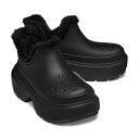CROCS(クロックス) STOMP SHORTY BOOT(ストンプ ショーティー ブーツ) 24cm(M6) Black/Black 210673