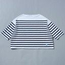 ORCIVAL(オーシバル) 【25春夏】Boat Neck Half Sleeve P.O. 1 WHITE×PIRATE #6839
