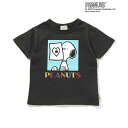 F.O.KIDS(エフ・オー・キッズ) 【25春夏】PEANUTS フェードカラー5柄Tシャツ 130 チャコール R207025