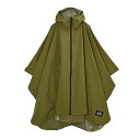 キウ(KiU) KiU RAIN PONCHO - 2nd FREE SIZE KHAKI K405