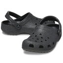 CROCS(クロックス) CLASSIC GLITTER CLOG(クラシック グリッター クロッグ) 23cm(M5) Black Glitter 205942