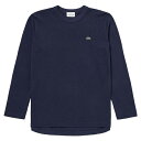 LACOSTE(ラコステ) クラシックフィットロングスリーブTシャツ 3 ネイビーブルー(166) TH7019-99