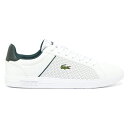 LACOSTE(ラコステ) LITE BASE 224 1 SMA 6.5 WHT/DK GRN(1R5) 48SMA0113