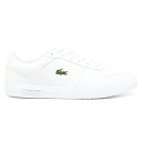 LACOSTE(ラコステ) T-BASE 224 1 SMA 9.5 WHT/WHT(21G) 48SMA0114