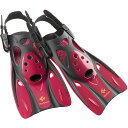 REEF TOURER(リーフツアラー) コンパクトストラップフィン M メタリックダークレッド(MDR) RF0106(3)