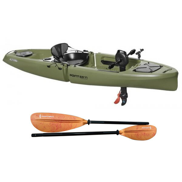 Point65(ポイント65) 【パドルセット】カイピリーニャアングラーソロ+パドル1本【クレジットカード決済のみ】【営業所止】 330cm Moss Gree...