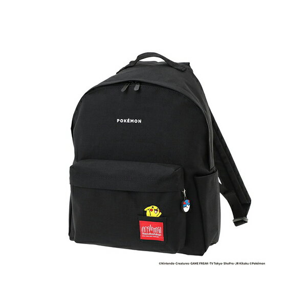 【12/1 最大2,000円OFFクーポン&全品P2】 Manhattan Portage(マンハッタンポーテージ) BIG APPLE BACKPACK (MD) VER 3 ポケモン 25 M Black(1000) MP1210-3PKMN25