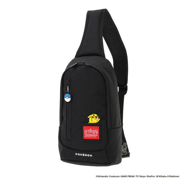 【12/1 最大2,000円OFFクーポン&全品P2】 Manhattan Portage(マンハッタンポーテージ) LITTLE ITALY CROSSBODY BAG ポケモン 25 S Black(1000) MP1927PKMN25