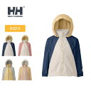 HELLY HANSEN(ヘリーハンセン) キッズ ヴォーゲンジャケット 130 オーシャンネイビー×オレンジ・ND(25春夏) HJ12400
