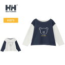 HELLY HANSEN(ヘリーハンセン) キッズ L/Sヘリーベア2wayボートネックティー HJ32462 全2色 全3サイズ