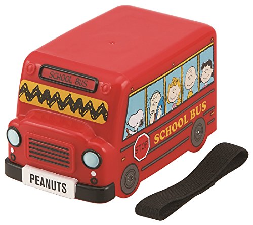 スケーター バス型ランチボックス 37796 4973307377969 スヌーピー バス型 ランチケース ランチベルト付き PEANUTS DLB5