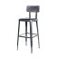 ダルトン スタンダード バー チェアー DULTON STANDARD BAR CHAIR H.D.GALVANIZED 100-213GV イス カウンターチェア ハイチェア インダストリアル おしゃれ 座面高 75cm スチール 高め 背もたれ付き リビング カウンター