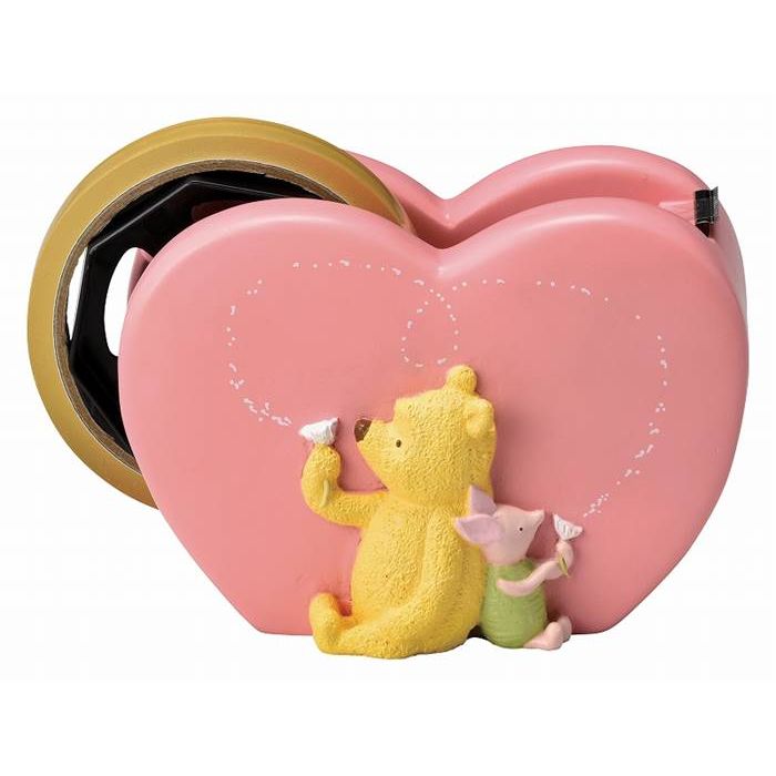 テープディスペンサー(Classic Pooh) セロハンテープ台 テープ台 プーさん ピグレット かわいい くまのプーさん キャラクターグッズ ディズニー セトクラフト SDD-2116