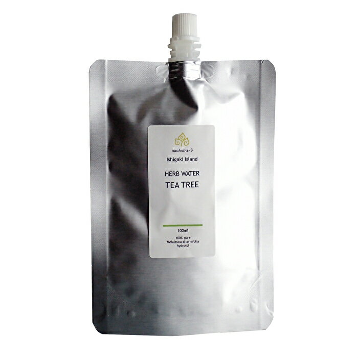 nauhiaherb ティーツリー蒸留水 100ml アルミパウチ 天然100%無添加 石垣島産 ティートゥリー