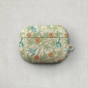 AirPods ケース / ウィリアムス モリス「トレリス (1864)」Pro / Pro2 / 第3世代 エアーポッズ カバー 北欧 小鳥 鳥 花 フラワー 植物 テキスタイル 格子 柄 総柄 模様 上品 名画 おしゃれ 絵画 アート レトロ マット ペア 個性的 おもしろ 耐衝撃 ワイヤレス充電