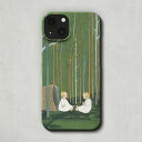 スマホケース / ジビュレ フォン オルファース「うさぎのくにへ (1916)-挿絵A」 iPhone 全機種対応 14 13 12 11 SE Pro Max Plus mini ケース カバー うさぎ 兎 ウサギ 赤ちゃん ベビー 絵画 アート レトロ マット ペア 個性的 おもしろ