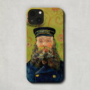 スマホケース / フィンセント ファン ゴッホ「郵便配達人 ジョゼフ ルーラン (1889)」 iPhone 全機種対応 14 13 12 11 SE Pro Max Plus mini ケース カバー ポストマン ゴッホ美術館 Van Gogh 郵便 美術 名画 絵画 アート レトロ マット ペア 個性的 おもしろ