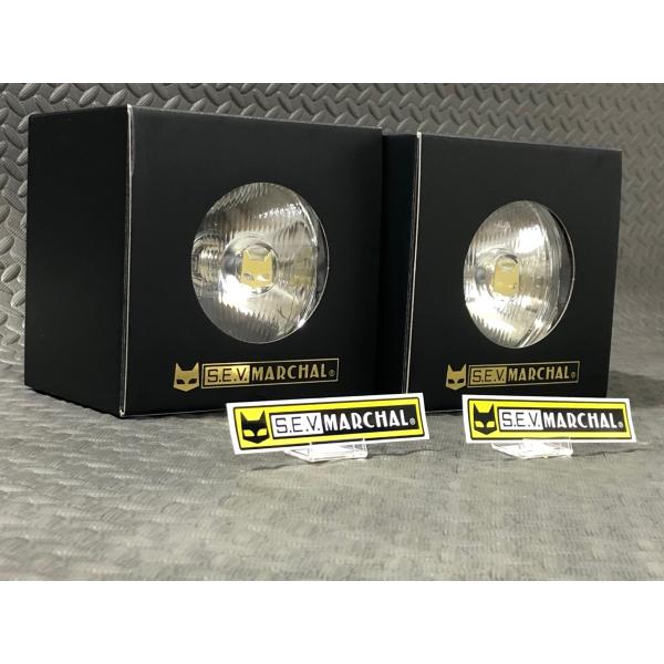 適切な取付で 車検対応 ★ステッカー付★ 819 4輪車用 クリア 白 レンズ 2個 セット ヘットランプ SEV MARCHAL 検) マーシャル 色 ヘッドライト ヘットライト ヘッドランプ Marchal 130 パイ 130 φ ダットラ ハコスカ ケンメリ ローレル ジャパン 丸目4灯 丸4灯 四灯