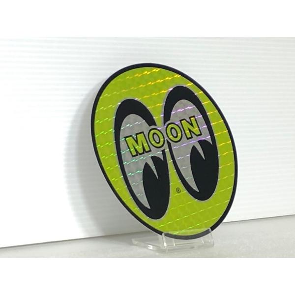 ★プリズムーン ステッカー ムーンアイズ アイボール 光沢 キラキラ フラッシュ 検)ムーンアイズ アイフォン スマホ 工具箱 スクリーン ガラス ステッカーボム 乱貼り ムーン アイズ ラットフィンク ロードランナー クレイスミス ホットロッド ローライダー トラッキン