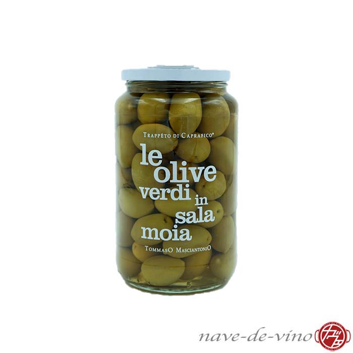 トンマーゾ マッシャントニオ農園 グリーン オリーブ 塩水漬 オリーブの実 TOMMASO MASCIANTONIO　le olive verdi in salamoia
