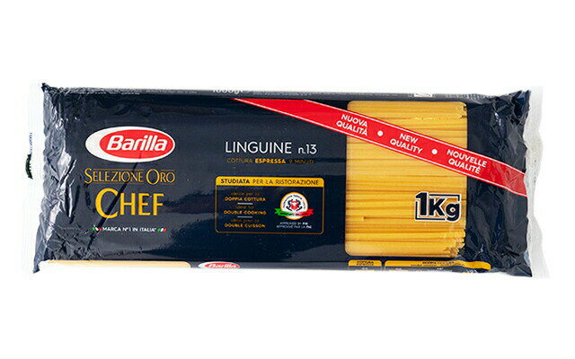 バリラ　セレツィオーネ オロ シェフ　リングイネ (バベッティ) No.13 [1kg] Barilla　SELEZIONE ORO CHEF　LINGUINE　PASTA　BAVETTE [ SOC セレシオーネ セレツィオーネ セルシオーネ ] 1