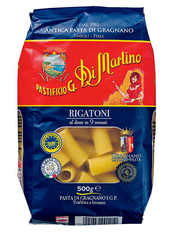 fB }eB[m Kg[j IGP No.121 500g Di Martino Rigatoni di Gragnano I.G.P. [pX^ V[gpX^ }Jj XpQeB]