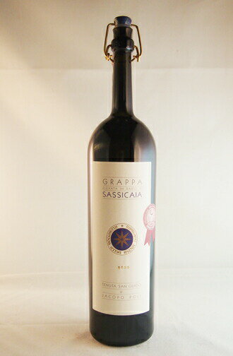 ポーリ グラッパ ディ サッシカイアPOLI GRAPPA ELEVATA IN BARILI DI SASSICAIA TENUTA SAN GUIDO & JACOPO POLI