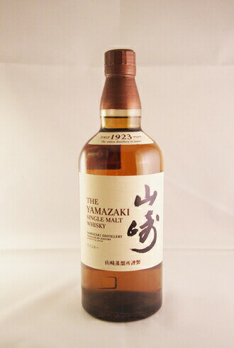 サントリー シングルモルトウイスキー 山崎 NV 43度 SUNTORY THE YAMAZAKI SINGLE MALT WHISKY YAMAZAKI DISTILLERY since1923