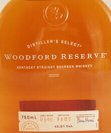 ウッドフォード リザーブ バーボン ウイスキー 43度WOODFORD RESERVE DISTILLER'S SELECT KENTUCKY STRAIGHT BOURBON WHISKEY