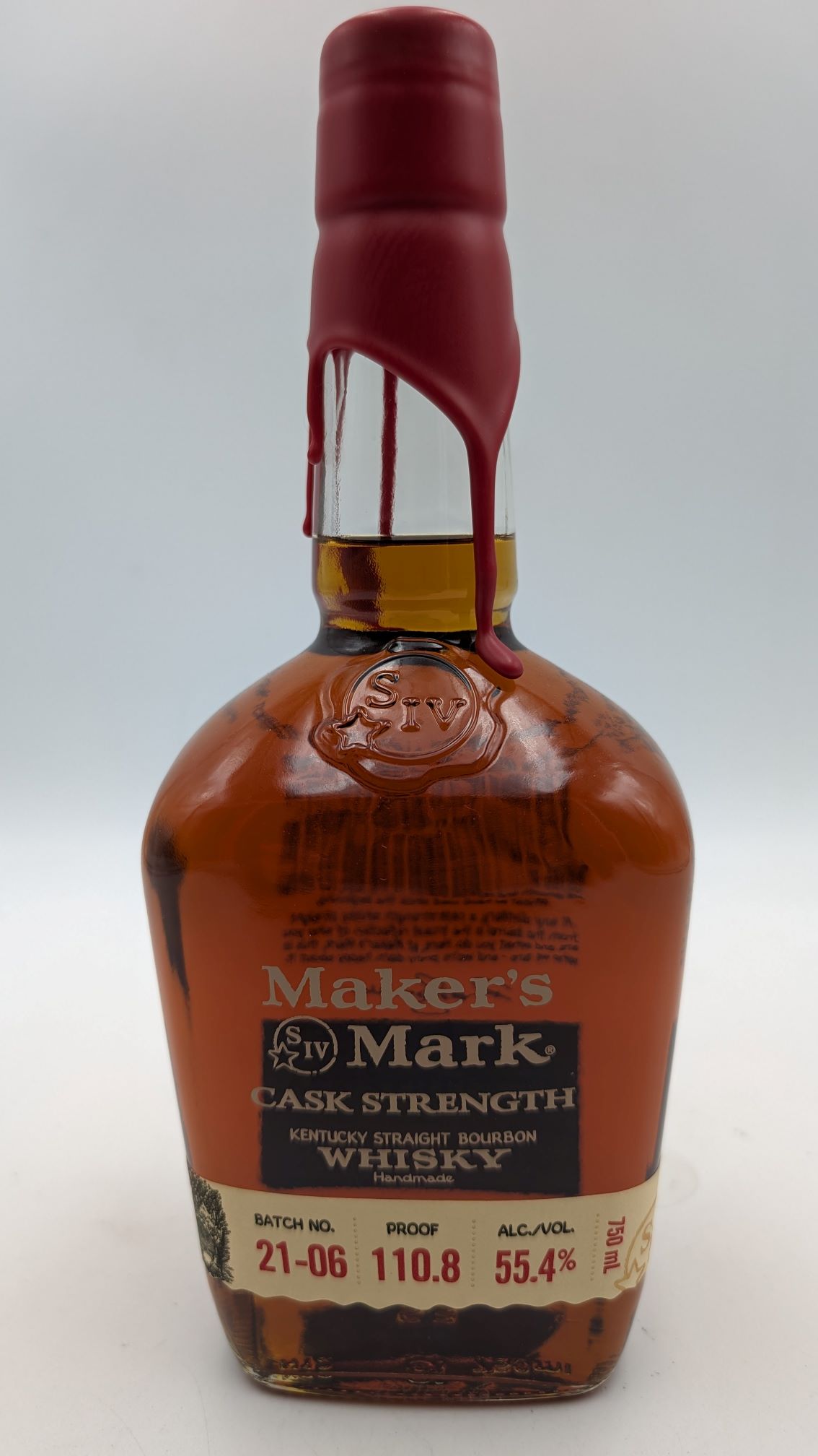 メーカーズマーク　 カスクストレングス 2021 ケンタッキー ストレート バーボン ウイスキー 55.4° 750ml 【正規限定品】Maker's Mark　CASK STRENGTH 2021 KENTUCKY STRAIGHT BOURBON WHISKEY　55.4° 750ml