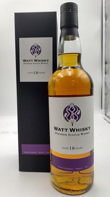 ワットウイスキー ブレンデッドスコッチウイスキー 2003 18年 56.3° 700ml【限定品:専用箱有】 WATT WHISKY BLENDED SCOTCH WHISKY 2003 18Y 56.3% 700ml