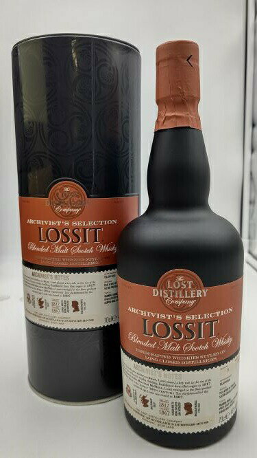 ザ ロスト ディスティラリー アーキヴィスト ロシット 46° 700ml【並行輸入品 専用カートン入り】The Lost Distillery ARCHIVIST'S LOSSIT 46% 700ml BLENDED MALT SCOTCH WHISKY