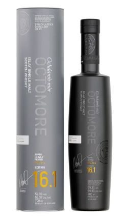 ブルイックラディ　オクトモア 16.1 スコティッシュ バーレイ 59.3° 700ml【正規限定品 専用カートン有..