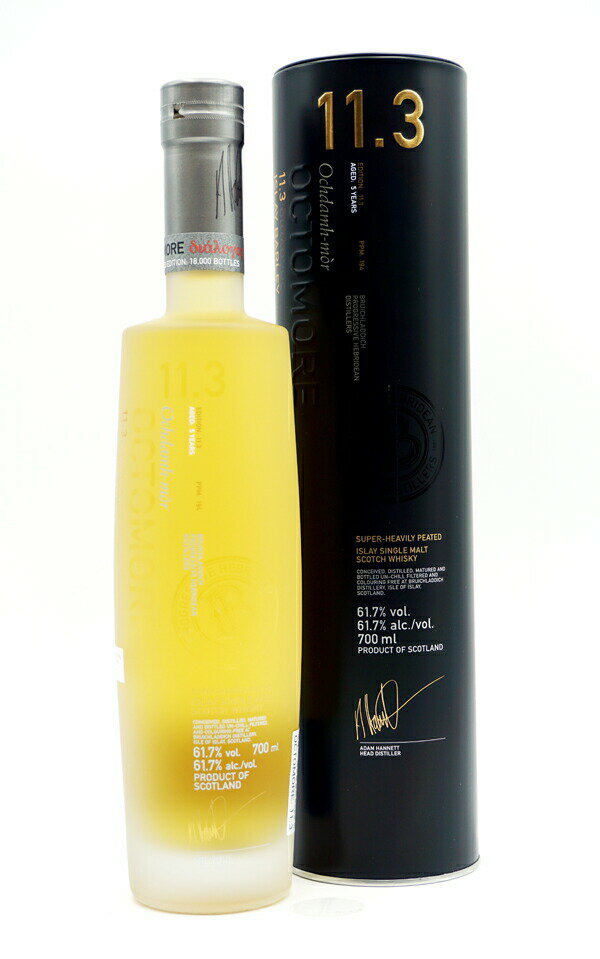 オクトモア 11.3 アイラ バーレイ 61.7度 【正規輸入品:専用カートン有】 OCTOMORE 11.3 Islay Barley 61.7% ISLAY SINGLE MALT SCOTCH WHISKY