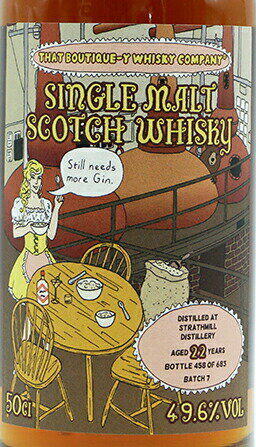 ブティック ウイスキー カンパニーストラスミル バッチ7 22年 49.6° 500ml 【限定品 専用箱入】シングルモルト スコッチ ウイスキーThat Boutique-y Whisky Company STRATHMILL Batch7 22Y 49.6° 500ml SINGLE MALT SCOTCH WHISKY