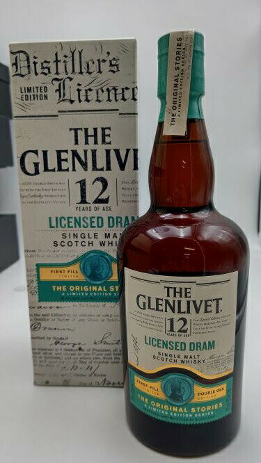 ザ グレンリヴェット 12年 ライセンスド ドラム 48° 700ml 【並行限定品 専用箱入り】THE GLENLIVET 12Y LICENSED DRAM 48° 700ml SINGLE MALT SCOTCH WHISKY