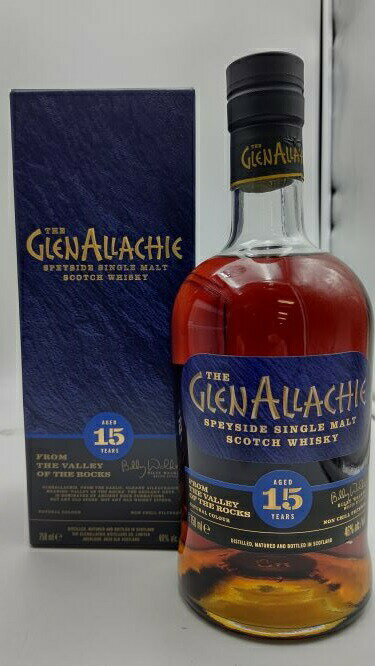 グレンアラヒー 15年 46° 700ml【並行輸入限定品:専用箱付】GLENALLACHIE 15Y 46% 700ml SINGLE MALT SCOTCH WHISKY