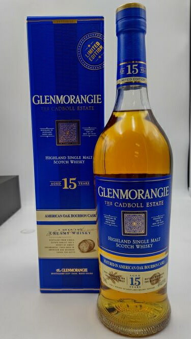 グレンモーレンジ 15年 ザ カドボール エステート 43° 700ml 【並行輸入限定品 専用箱入り】GLENMORANGIE 15Y THE CADOBOLL ESTATE 43° 700ml HIGHLAND SINGLE MALT SCOTCH WHISKY