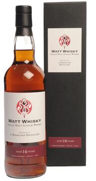 ワットウイスキー ハイランドシングルモルト 2005 シェリーバット 16年 57.1° 700ml【限定品:専用箱有】WATT WHISKY HIGHLAND SINGLE MALT 2005 Sherry Butt 16Y 57.1% 700ml SINGLE MALT SCOTCH WHISKY