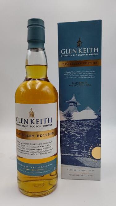 グレン・キース　　ディスティラリー ・エディション 　40度　700ml 　　【並行輸入品　専用箱入り】　　GLEN KEITH DISTILLERY EDITION 40° 700ml　SINGLE MALT SCOTCH WHISKY