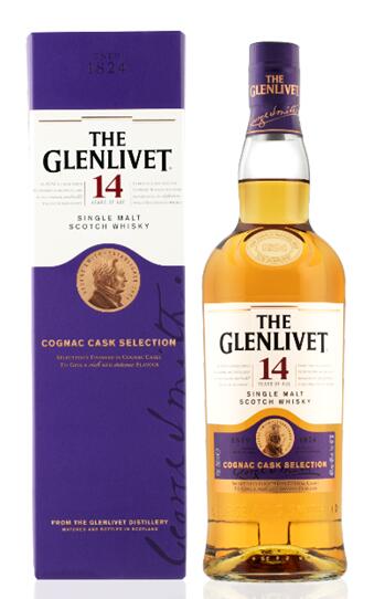 ザ グレンリヴェット 14年 コニャックカスク セレクション 40° 750ml 【正規品 専用カートン入】THE GLENLIVET 14Y COGNAC CASK SELECTION 40° 750ml SINGLE MALT SCOTCH WHISKY