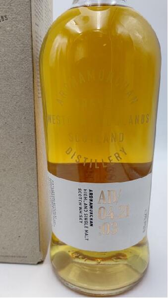 アードナムルッカン シングルモルト AD/04.21:03 46.8度 700ml【限定品:専用箱付】ARDNAMURCHAN AD/04.21:03 46.8° 700ml HIGHLAND SINGLE MALT SCOTCH WHISKY