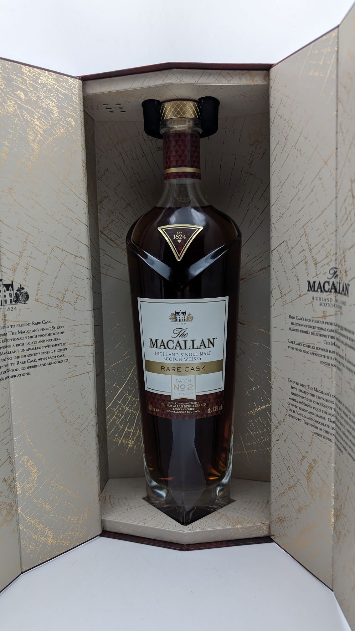 ザ マッカラン　 レア カスク 2019 リリース バッチNo.2 43° 700ML【正規限定品専用箱入】The Macallan　 RARE CASK 2019 RELEASE No.2 43% 700ml HIGHLAND SINGLE MALT SCOTCH WHISKY